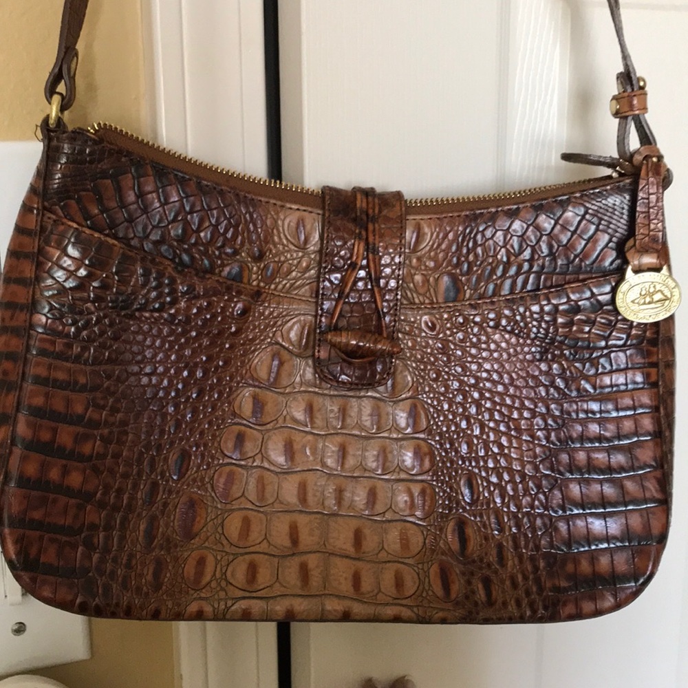 Vintage Brahmin Shoulder/Crossbody Toasted Almond